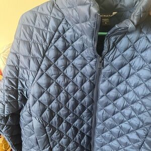 Athleta Navy Quilted Jacket